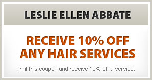 Receive 10% off Any Hair Services. Print this coupon and receive 10% off