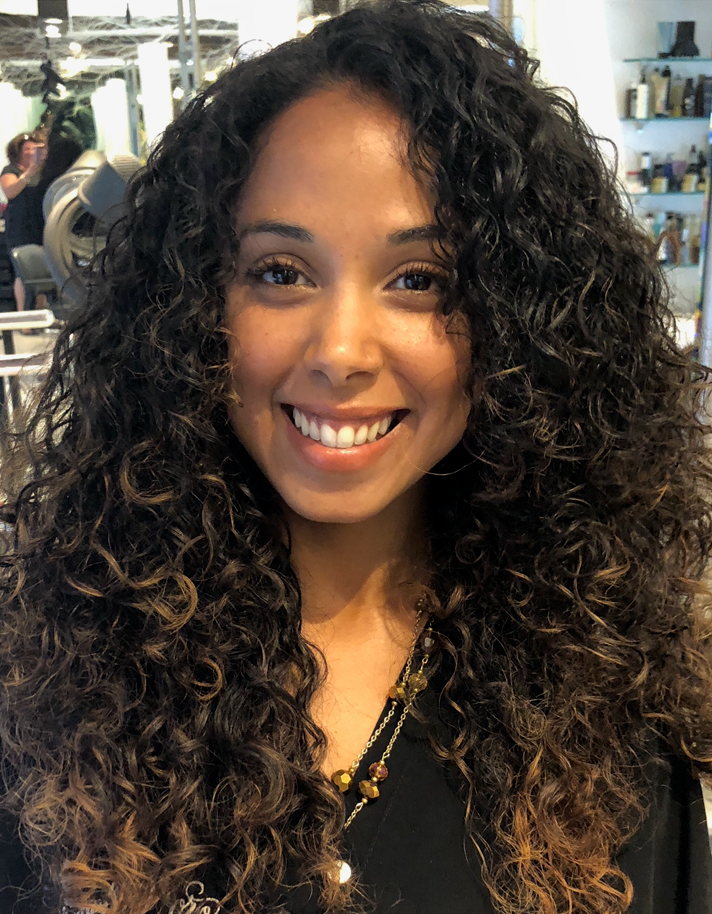 Curly Hair Cut in NYC Salon